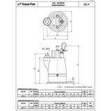 Tsurumi LSC1.4S Pitless Sump Pump