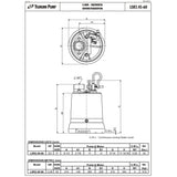 Tsurumi LSR2.4S Pitless Sump Pump