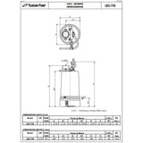 Tsurumi LB-800 Sump Pump - 1/220V