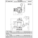 Tsurumi HS3.75S Sump Pump